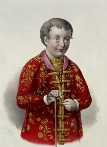 Großfürst Simeon Alexejewitsch (1665-1669) von Russland von Pyotr Fyodorovich Borel
