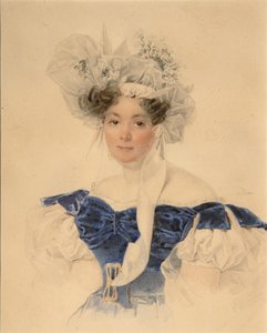 Porträt der Gräfin Varvara Sergejewna Golizyna, geb. Rumjanzewa-Kagulska, Mitte der 1830er Jahre