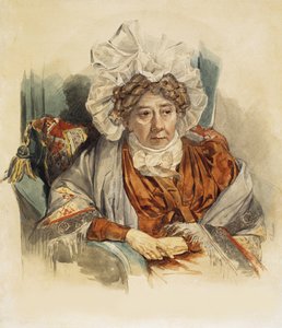 Porträt von Natalia Kirillovna Zagryazyskaya geb. Razumovskaya 1747-1837, 1821