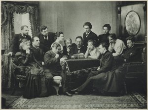Anton Tschechow liest Die Möwe mit der Moskauer Künstlertheatergruppe, 1899