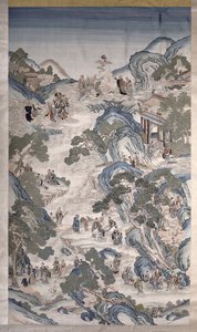 Versammlungen von Gruppen Unsterblicher, ca. 1800 von Qing Dynasty Chinese School