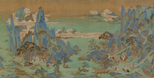 Kaiser Minghuangs Reise nach Sichuan, Freer Gallery of Art von Qiu Ying