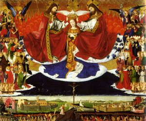 Die Krönung der Jungfrau, 1454 von Quarton