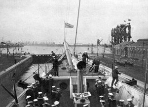 Die Eröffnung des Alexandra-Docks in Cardiff im Jahr 1907, 1908