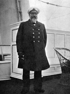 Der Lotse während der königlichen Yachtreise nach Norwegen, 1904-1908 von Queen Alexandra