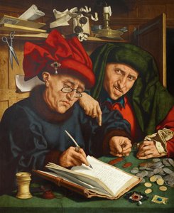 Die Steuereintreiber, 1520er Jahre von Quentin Massys or Metsys
