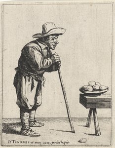 Bauer mit Spazierstock, Bauern ten voeten uit (Serientitel) von Quirin Boel