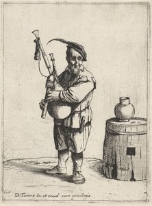 Dudelsackspieler, Bauern ten voeten uit (Serientitel) von Quirin Boel