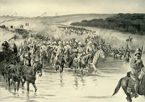 Lord Roberts und seine Armee überqueren den Wall River von RM Paxton