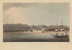 Sechzehn Ansichten von Orten im Persischen Golf gegen die arabischen Piraten von R. (after) Temple