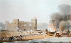 Der Angriff auf das Fort von Luft, 27. November 1809, aus 