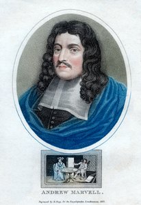 Andrew Marvell, englischer metaphysischer Dichter, 1815 von R. Page