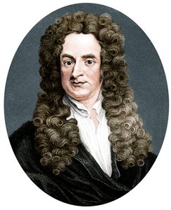 Isaac Newton, englischer Mathematiker, Astronom und Physiker, 1818 von R. Page