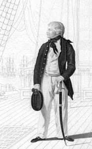 Prinz William Henry als Seekadett an Bord der Prince George, 1831 von R. Page
