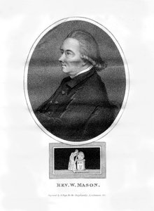 Reverend William Mason, englischer Dichter, Herausgeber und Gärtner, 1815