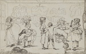 Der Bum Shop, 11. Juli 1785 von R. Rushworth.