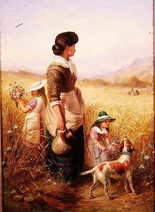 Spielen auf den Feldern von R. Saunderson Cathering