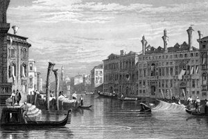 Mocenigo-Palast, Venedig, 19. Jahrhundert