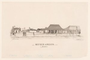 Souvenir in Padang (Sumatra) von R. Walthert (signed by artist)