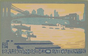 Brooklyn Bridge am späten Nachmittag, 1916 von Rachael Robinson Elmer
