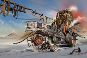 Steampunk Wüstenmaschine von Radoslav Penchev
