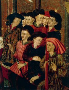 Predigt (Detail) von Rafael & Figuera Joan (active c.1454 1477) Tomas
