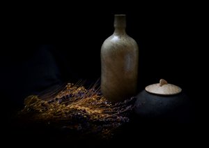 Serenes botanisches Stillleben