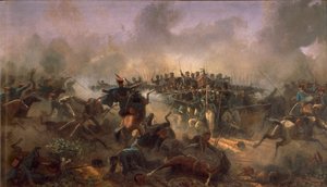 Dritter Unabhängigkeitskrieg, Prinz Umberto auf dem Platz von Villafranca, 24. Juni 1866