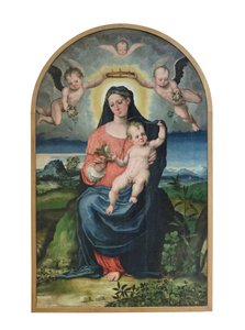 Madonna mit Kind, vor 1543 von Raffaellino di Michelangelo (16th century)