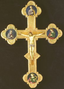 Prozessionskreuz mit Franziskanischen Heiligen (recto) von Raffaello