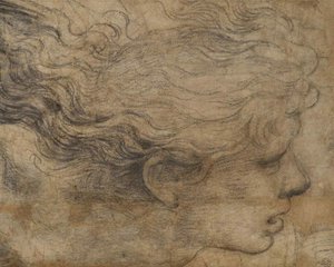 Kopf eines Engels von Raffaello Sanzio Raphael