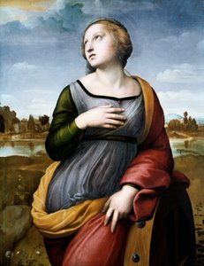 Heilige Katharina von Alexandria, um 1507 von Raffaello Sanzio Raphael