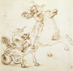 St. Georg und der Drache von Raffaello Sanzio Raphael