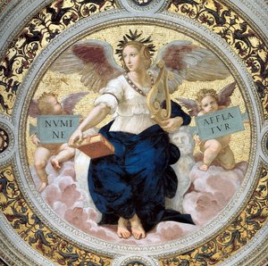 Die Poesie. Stanza della Segnatura, 1508