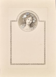 Entwurf zu Glückwunschkarte von Raimund Ritter Von Brennerstein Wichera