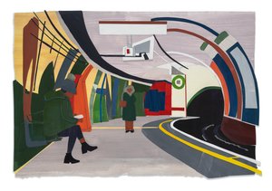 Hampstead Tube, 2023 von Raina Goran
