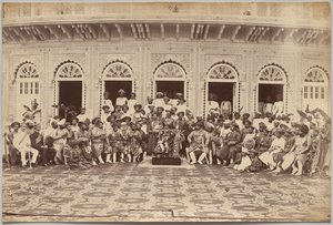 Maharadscha von Scindia, Adelige und hohe Beamte, Gwalior von Raja Deen Dayal