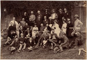 Picknick-Party im Landhaus von Herrn Peliti, Mashobra von Raja Deen Dayal