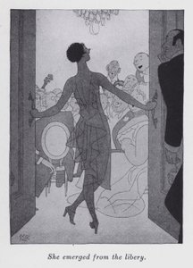 Illustration für "But Gentlemen Marry Brunettes" von Anita Loos von Ralph Barton