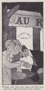 Illustration für Gentlemen Prefer Blondes von Anita Loos