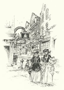 Straßensänger; London (Gravur) von Ralph Cleaver