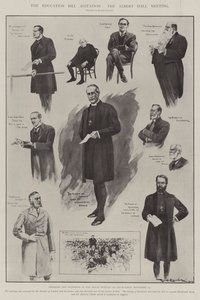 Die Agitation um das Bildungsgesetz, das Albert-Hall-Treffen