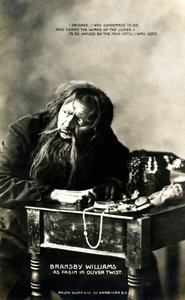 Bransby Williams 1870-1961, britischer Schauspieler, frühes 20. Jahrhundert von Ralph Dunn and Co.