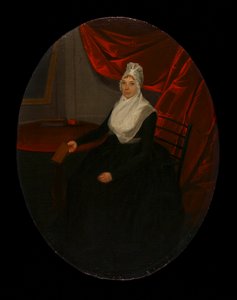 Porträt der Frau eines Uhrmachers aus Connecticut, ca. 1800 von Ralph Earl