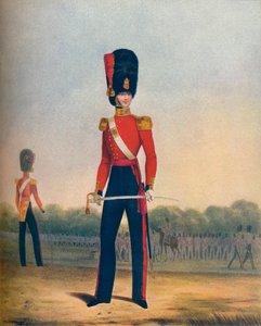 Offizier der Coldstream Guards Winterkleidung, 19. Jahrhundert 1909