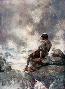 Illustration für Robinson Crusoe von Daniel Defoe