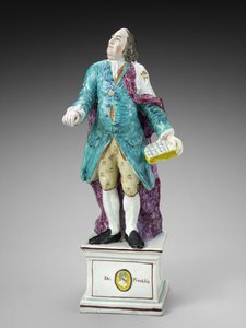 Figur von Benjamin Franklin, um 1782-1795 von Ralph Sr. Wood