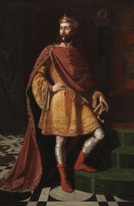 Erwig, Westgotenkönig, Mitte des 19. Jahrhunderts von Ramón Cortés