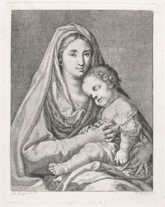 Madonna und Kind (nach Francisco Bayeu y Subias) von Ramon Bayeu y Subias