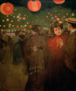 Die Freiluftparty von Ramon Casas i Carbo